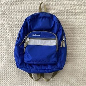 L.L. Bean Junior Blue Backpack
